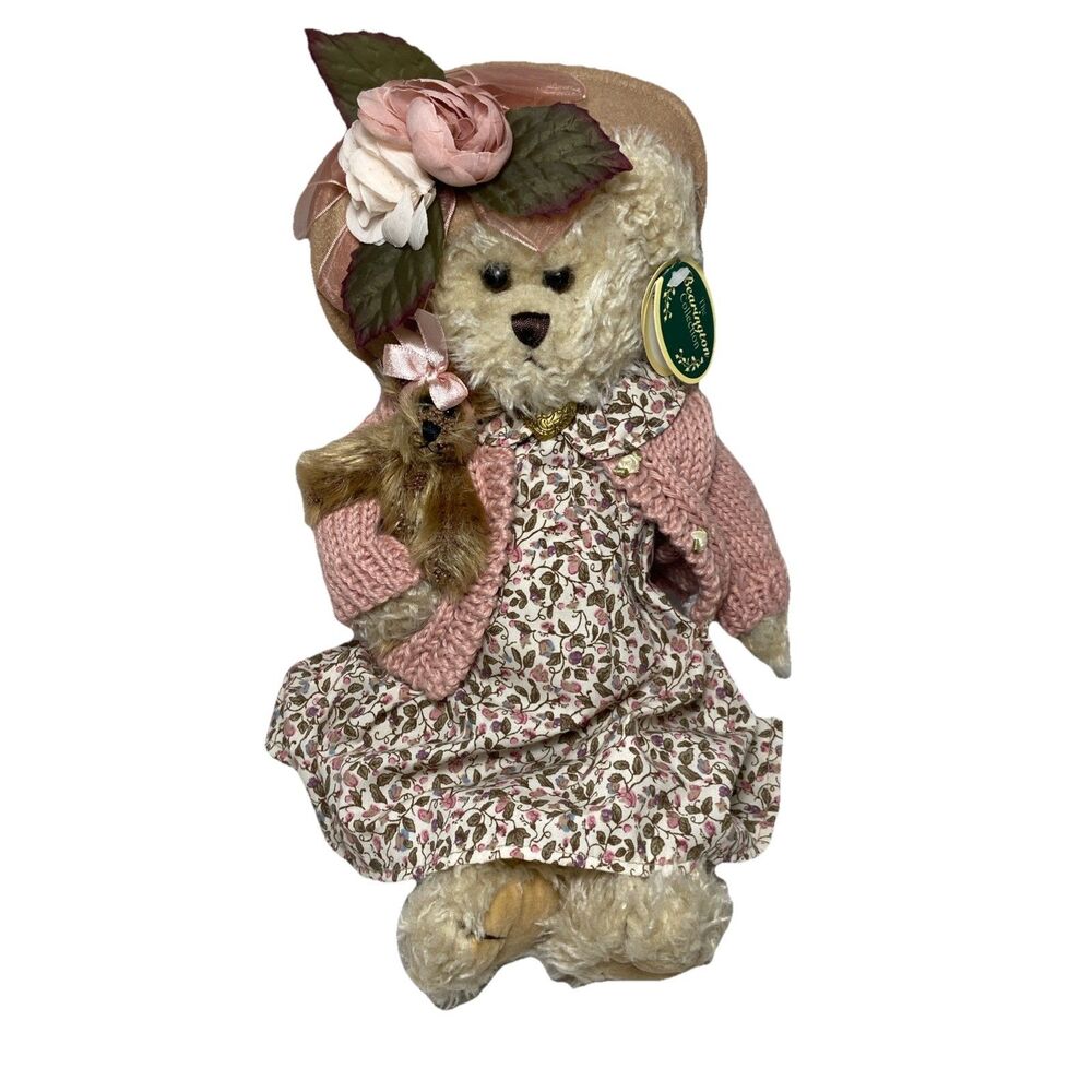 Bearington Collection Daisy & Belle With Sweater and Hat Has Paper Hang Tag